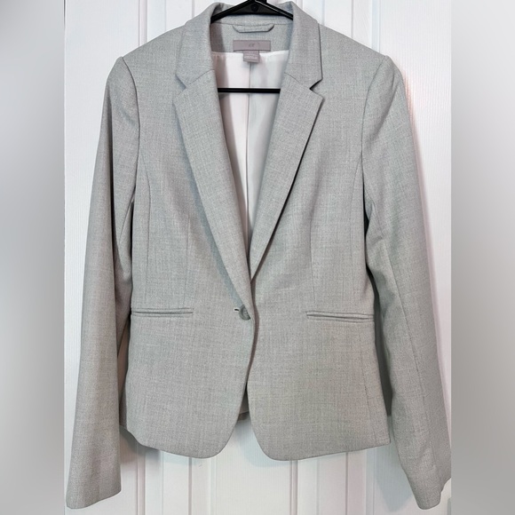 H&M Heathered Light Grey Suit, like new! - Picture 2 of 5